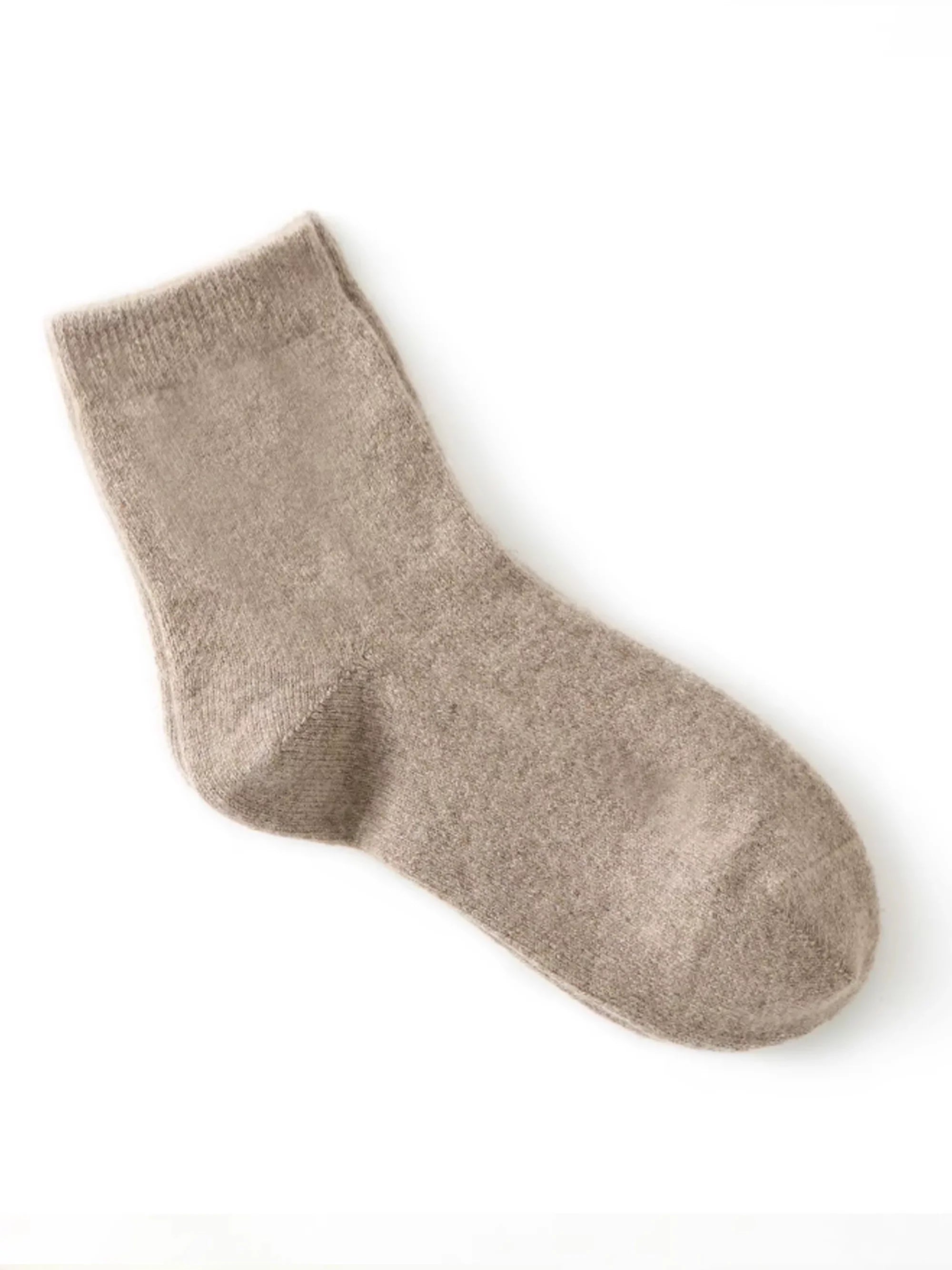 100% CASHMERE HOME HEAT MID-CALF THERMAL SOCKS ACC-home08