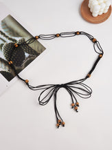 Cotton-Linen Knotted Belt by LINTICO for women