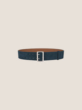 Cowhide Wide Retro Matte Belt by LINTICO