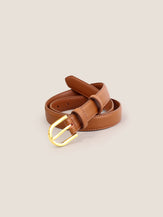 Premium Cowhide Belt With Retro Electroplated Alloy Buckle by LINTICO