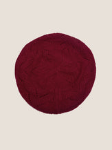 100% Wool Hand-Knit Beret by LINTICO for women