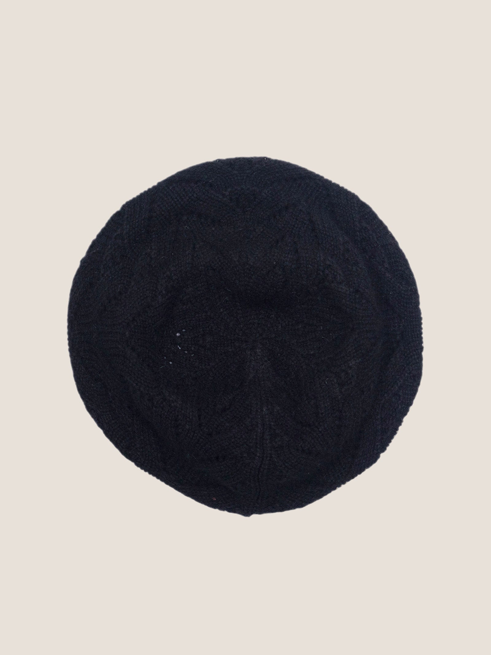 100% Wool Hand-Knit Beret by LINTICO for women