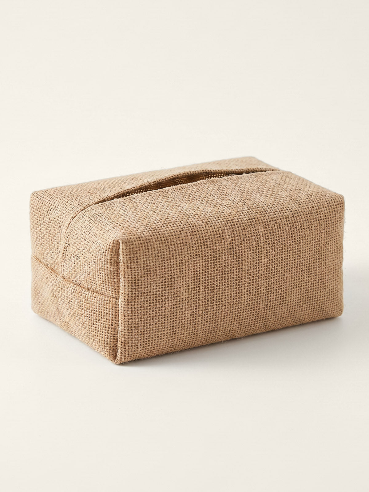 Cotton Linen Textured Tissue Box Cover