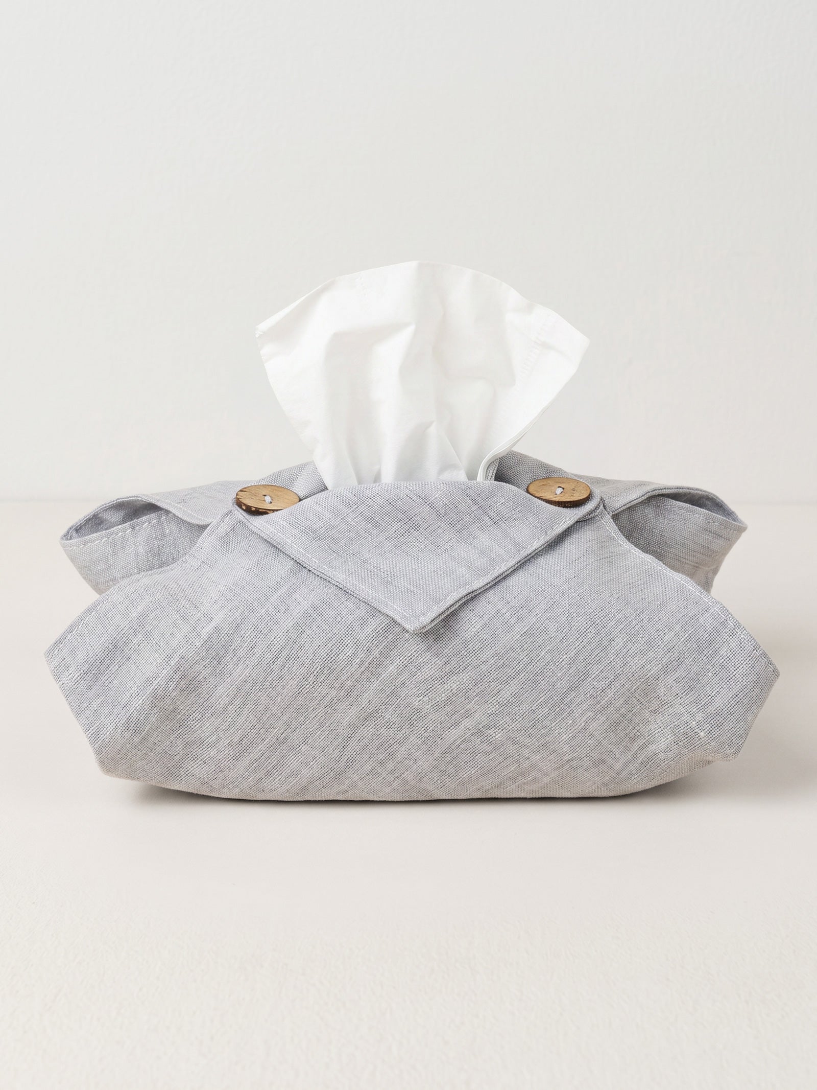 Linen Tissue Box Storage Cover by LINTICO
