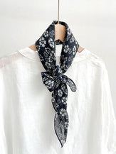 Ramie Vintage Print Handkerchief by LINTICO