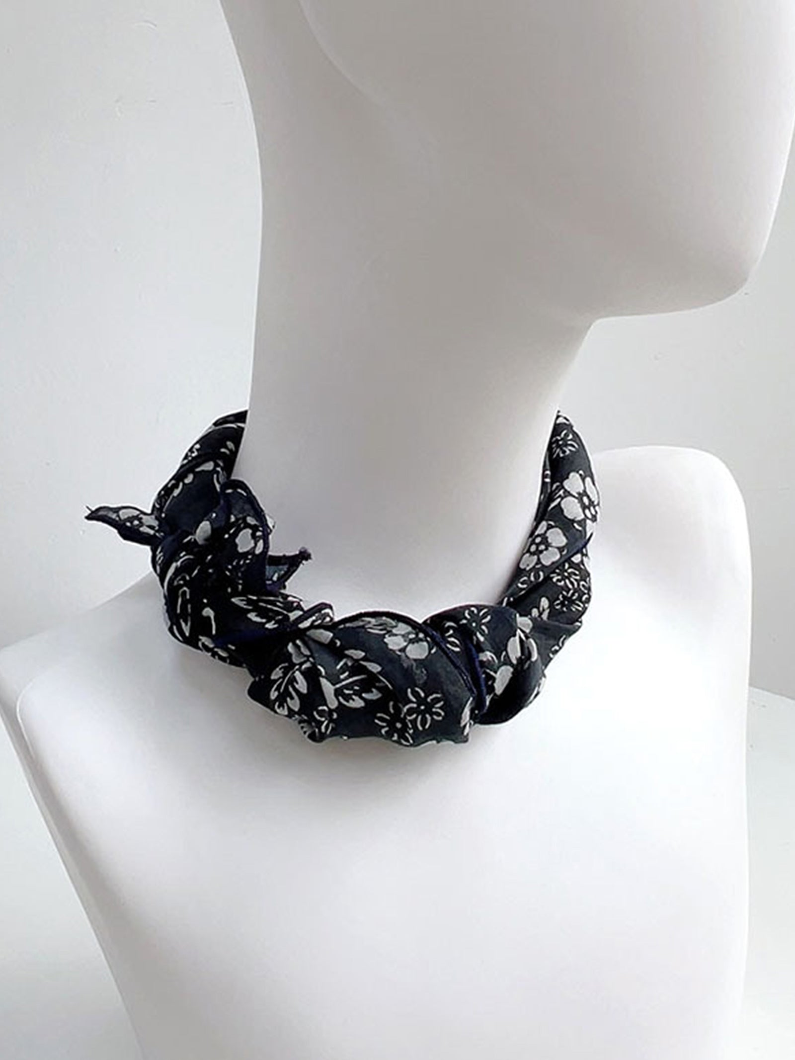 Ramie Vintage Print Handkerchief by LINTICO