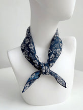 Ramie Vintage Print Handkerchief by LINTICO