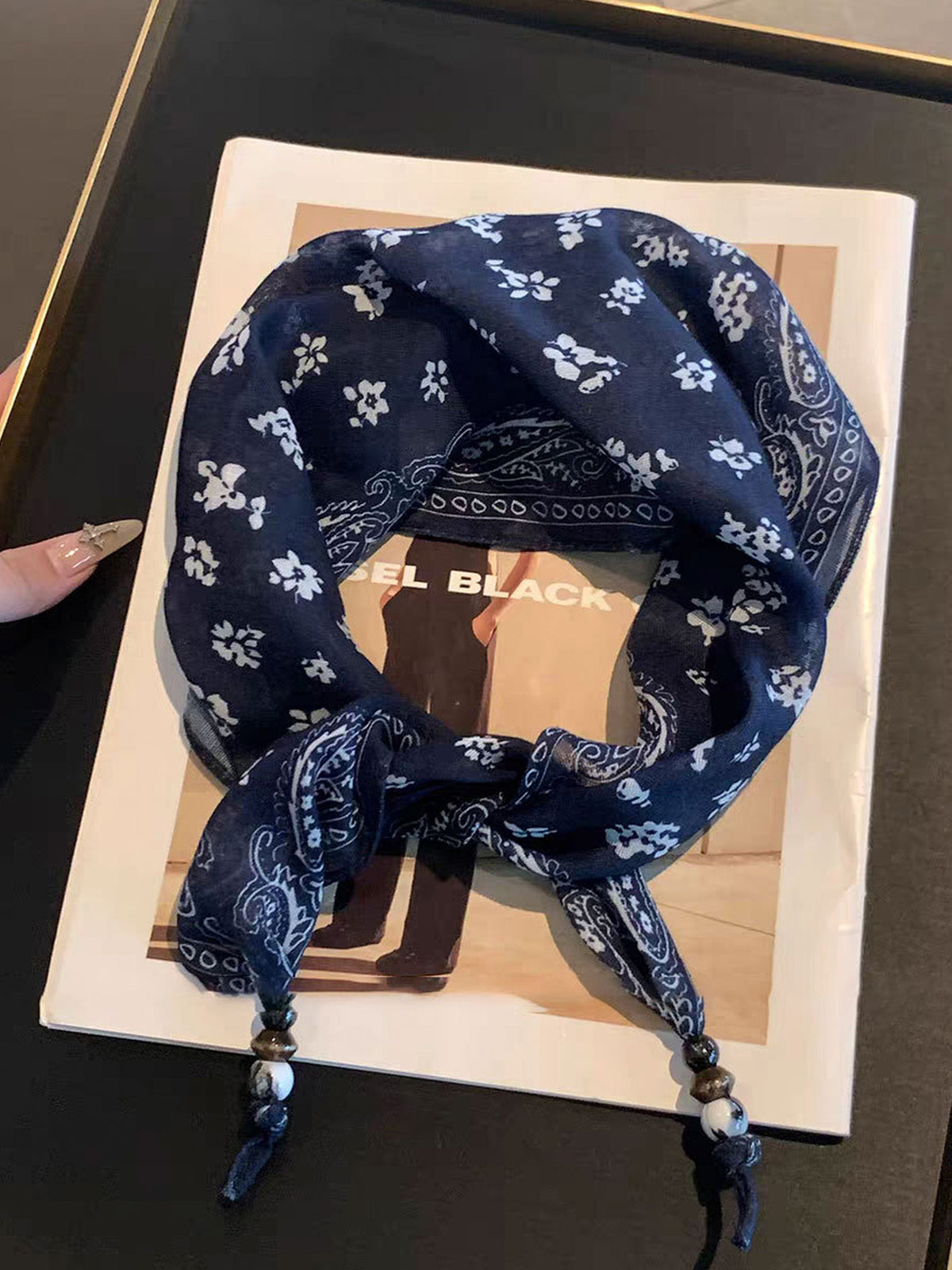 Bohemian Floral Functional Silk Scarf