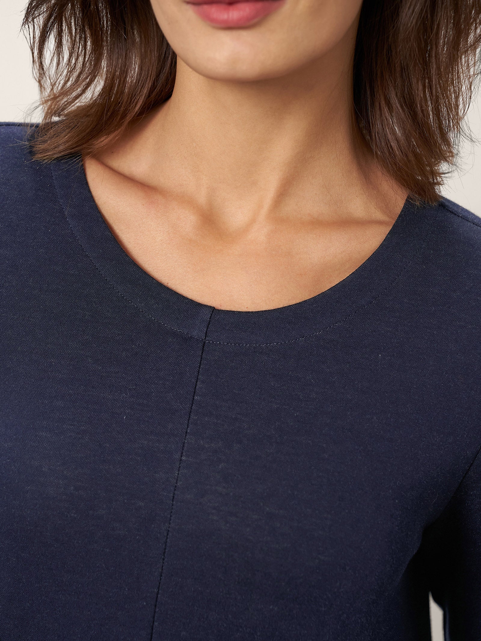 Asymmetric Pleated Waist Midi Dress ALYSSA