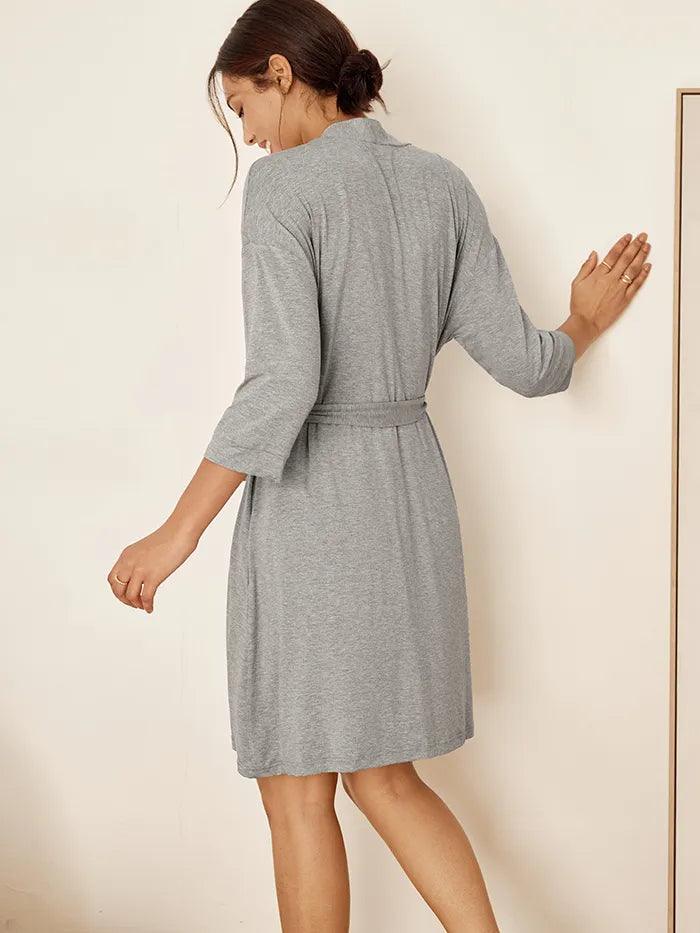 Bamboo Kimono Robe EVE - LOUNGEWEAR-Bamboo PJS