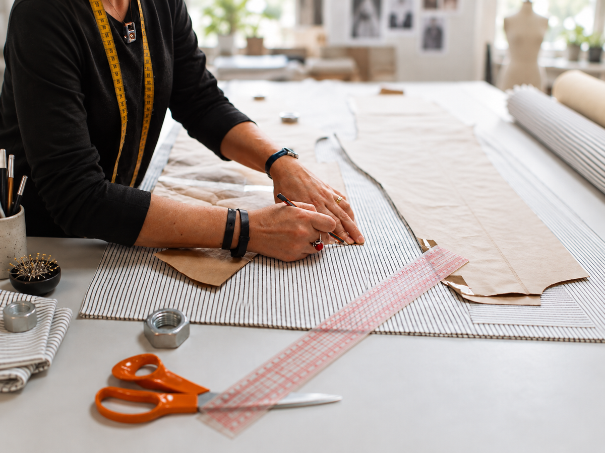 Silk velvet occasion layer in a warm neutral setting
