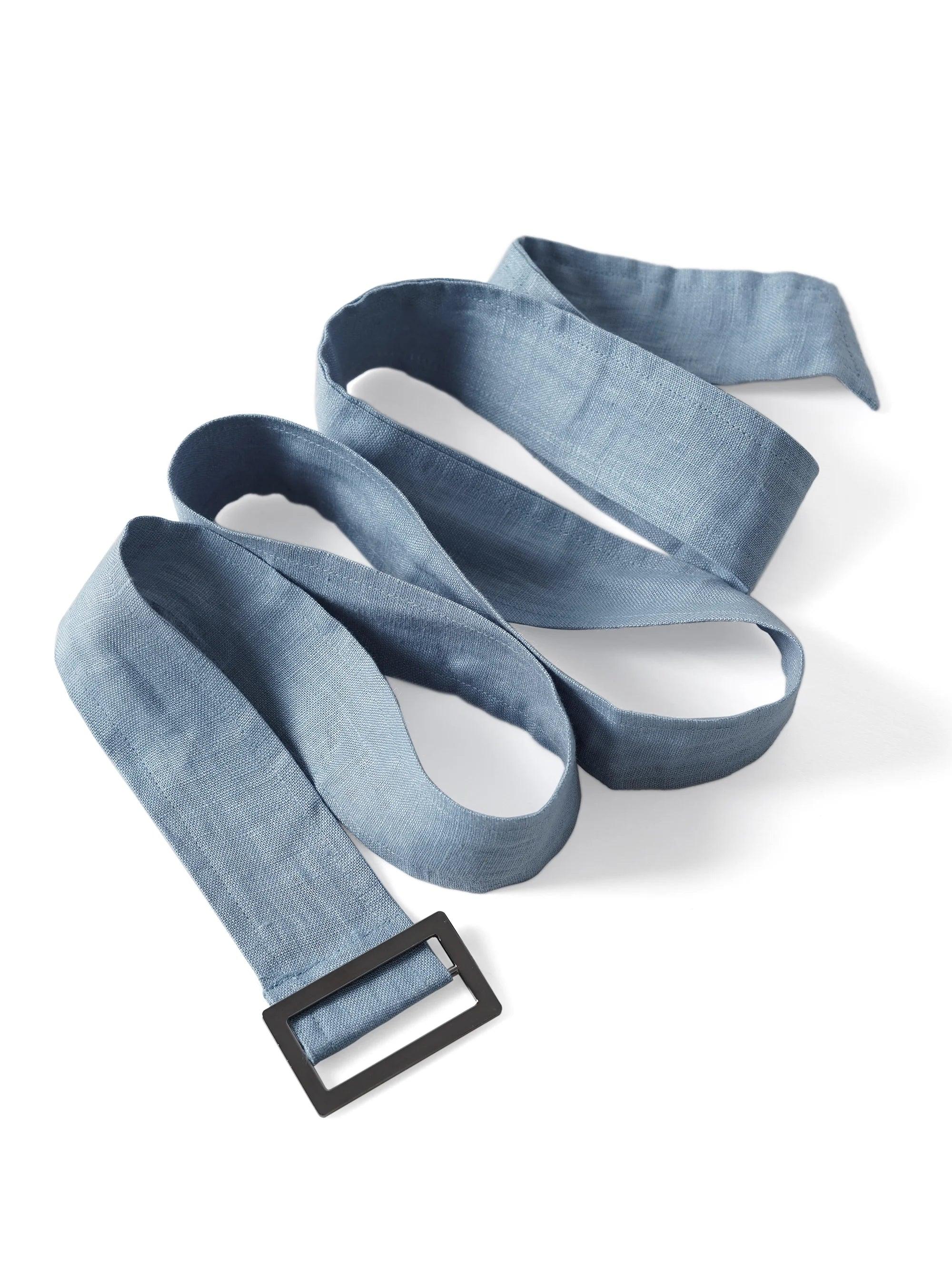 100% Linen Loose Fit Kimono Maxi Dress MADDIE - DRESSES-Linen