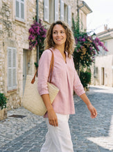 Flat Strap Trapezoid Tote by LINTICO for women