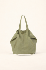 Lightweight Ramie Canvas Large Tote Bag by LINTICO for women