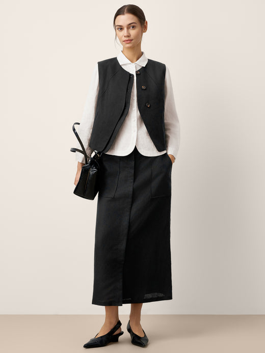 100% Linen Dress Shirt JOANNA