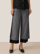 Linen Double Layer Handmade Capri Pants STELLA by LINTICO for women