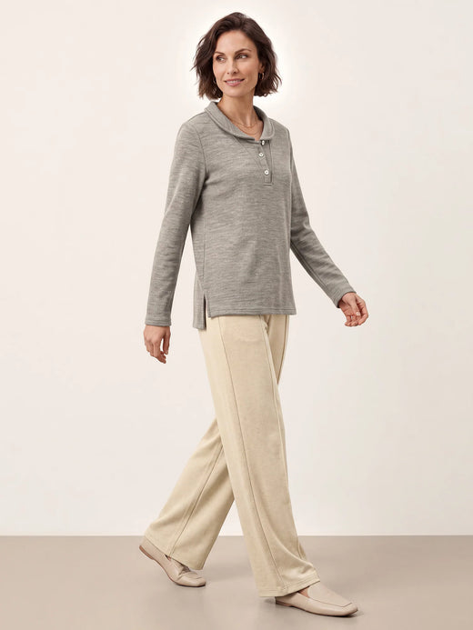 Lyocell-Blend Sculpted Pin-Tuck Drawstring Straight Trousers TAMSIN