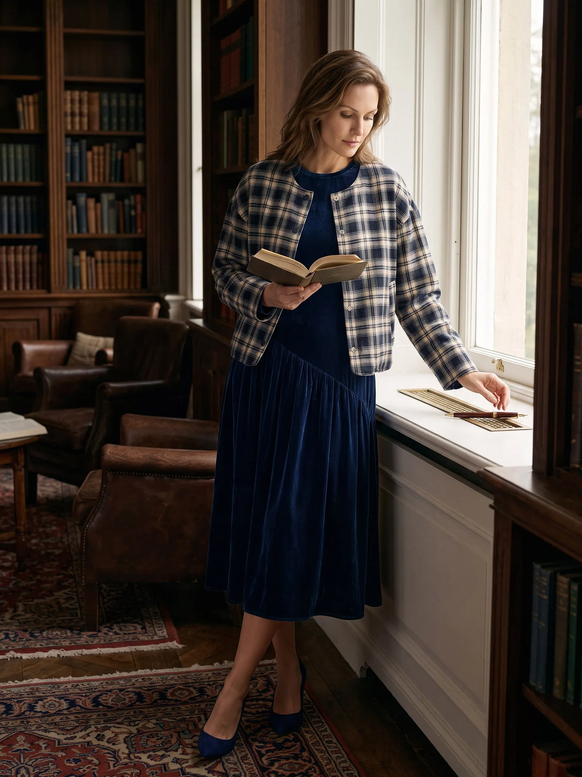 Lintico winter outfit in natural light