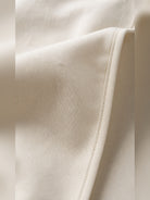 Pale yellow natural cotton hanging garment dust cover by LINTICO
