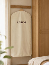 Natural Cotton Hanging Garment Dust Cover by LINTICO