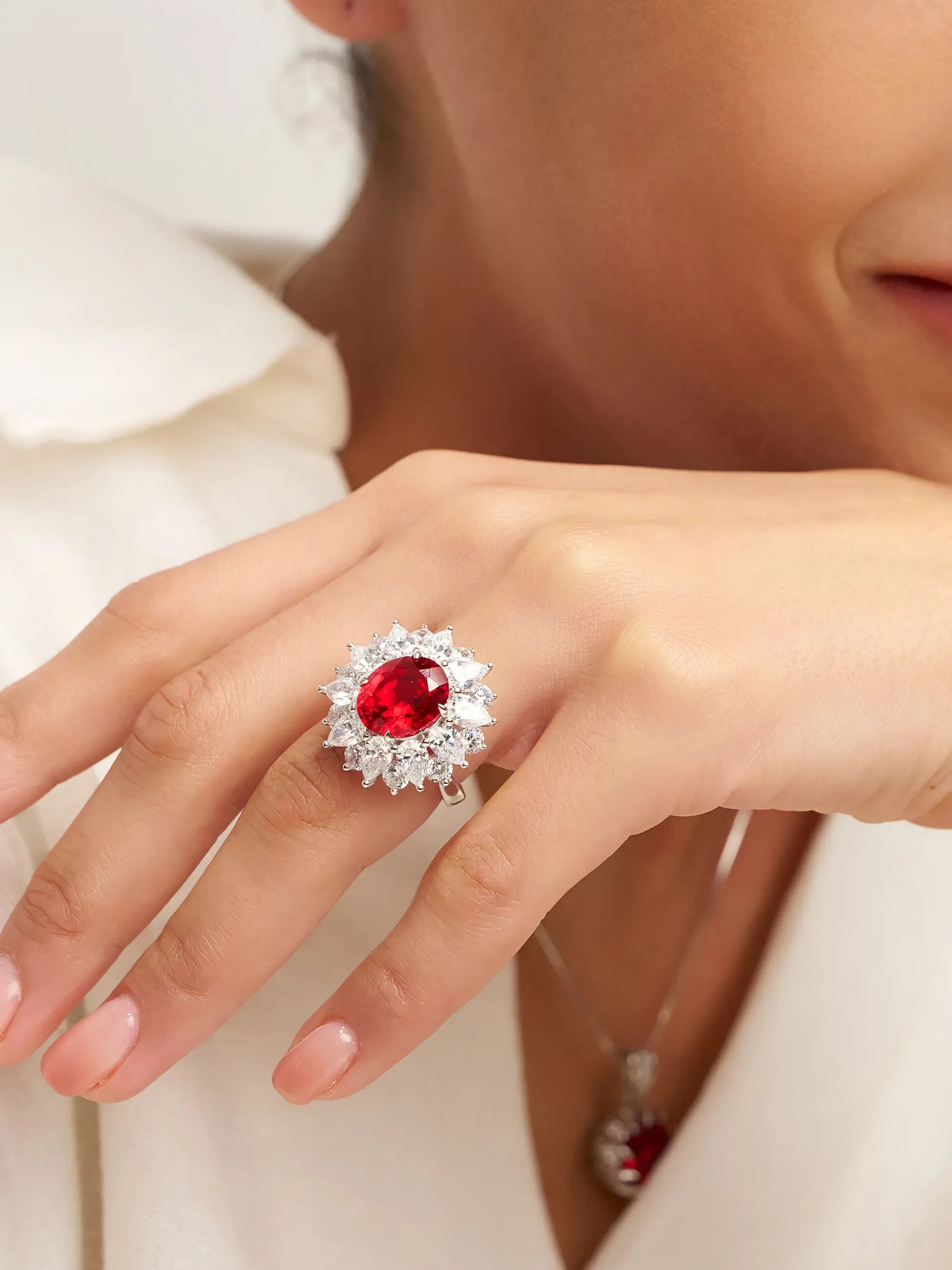 Luxurious Ruby Ring - Crimson Treasure - ACCESSORIES-Jewelry