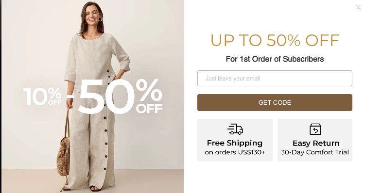 2. Where can I get a welcome discount?