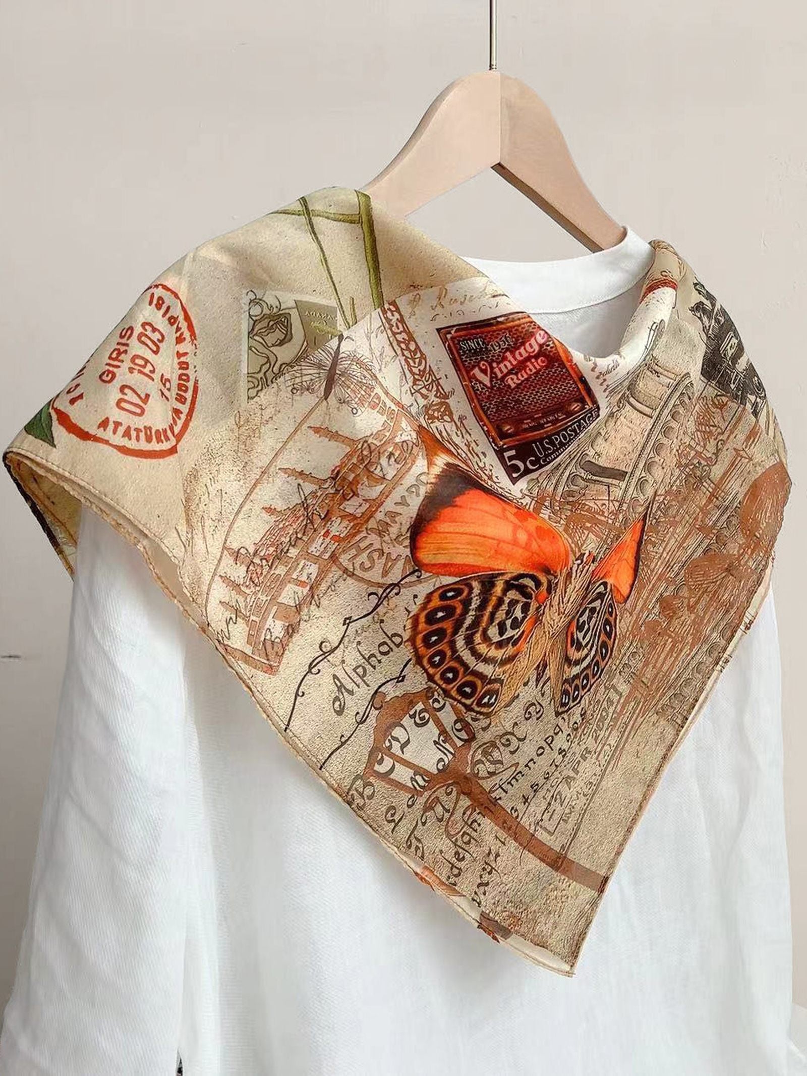 Airy Silk Cotton Everyday Scarf by LINTICO