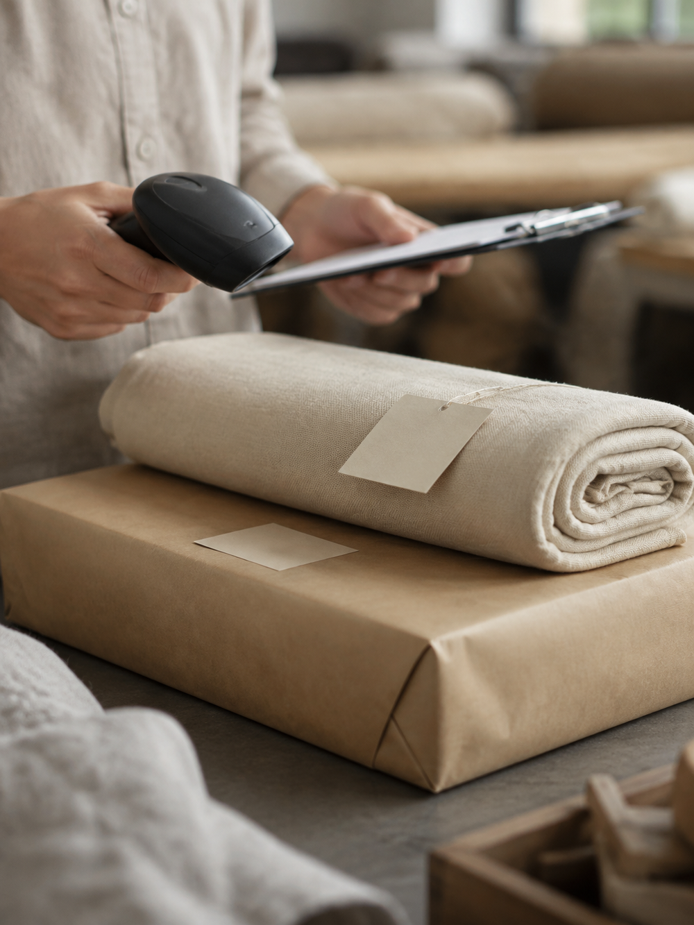 Natural Lintico linen lifestyle image