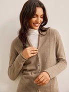 100% Mongolian Cashmere Cardigan Emery