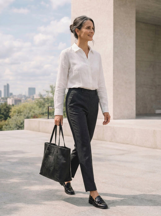 100% Linen Classic Pants LYON
