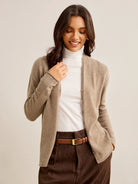 100% Mongolian Cashmere Cardigan Emery