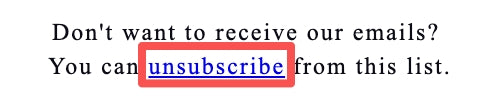 9. How do I unsubscribe from your mailing lists?