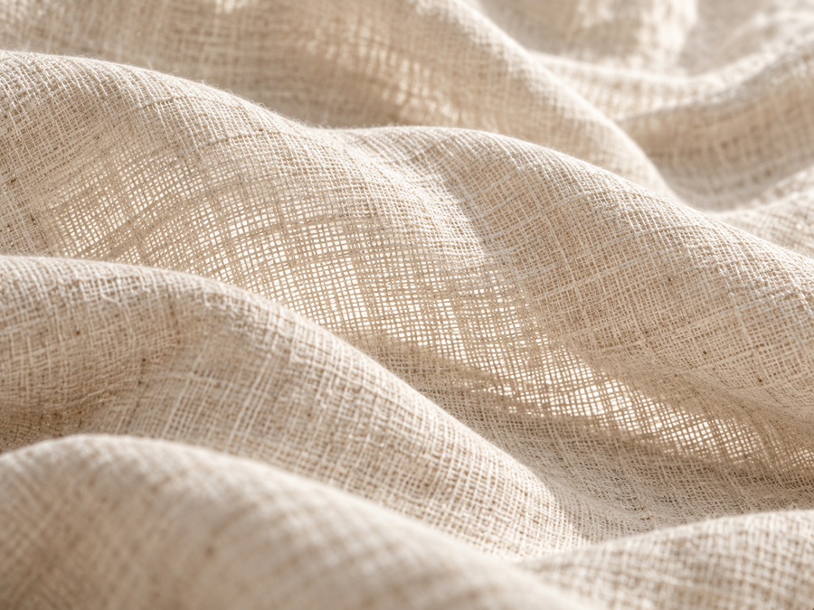 Stone oat Lintico linen pants fabric texture