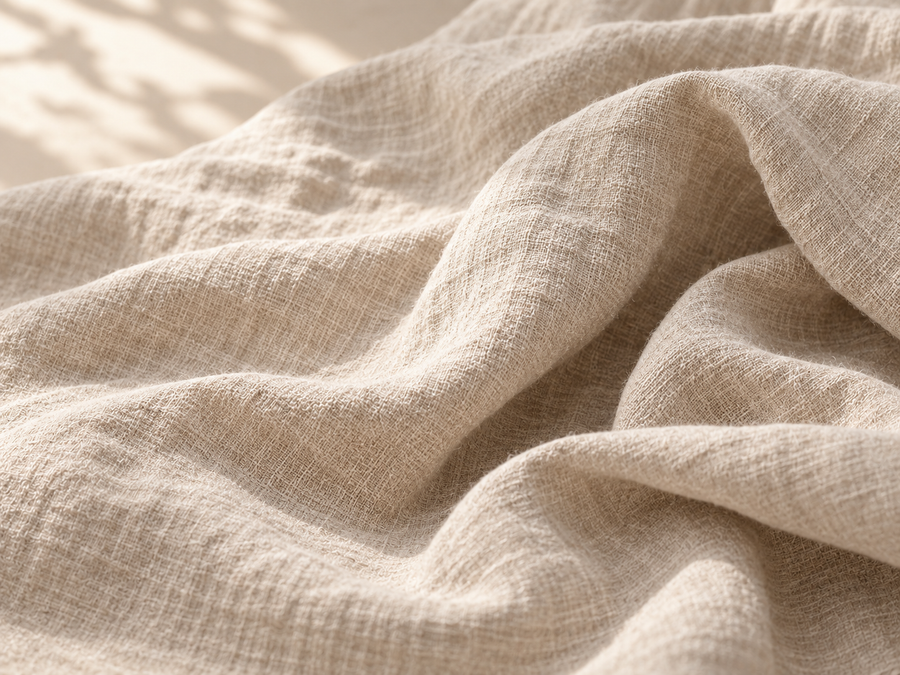 Neutral grey Lintico linen dress